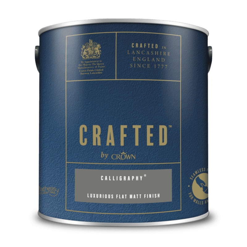 Crown Crafted Luxurious Flat Matt 2.5L – Calligraphy