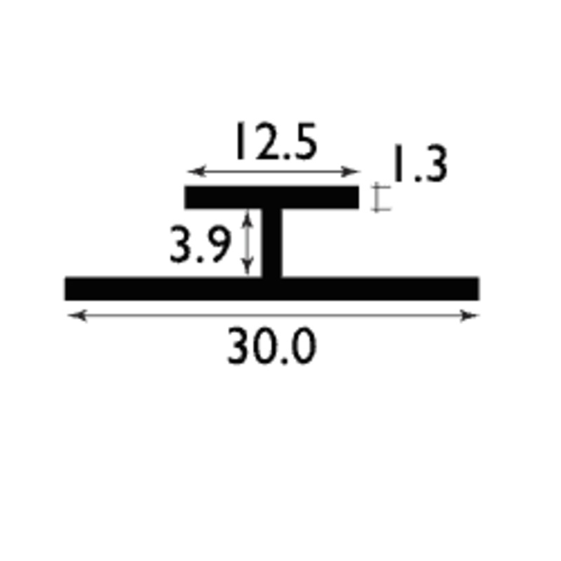 Easyfix Plastic White Butt Joint – 2.54 x 3mm