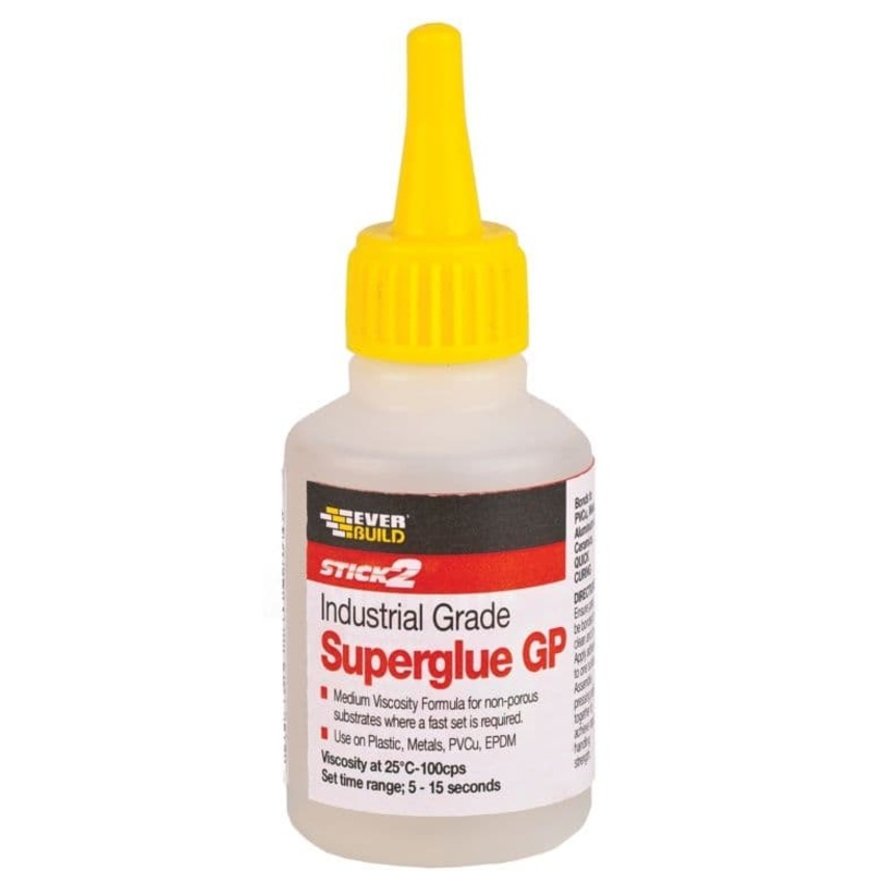 Everbuild Stick 2 Industrial Super Glue – 20grm