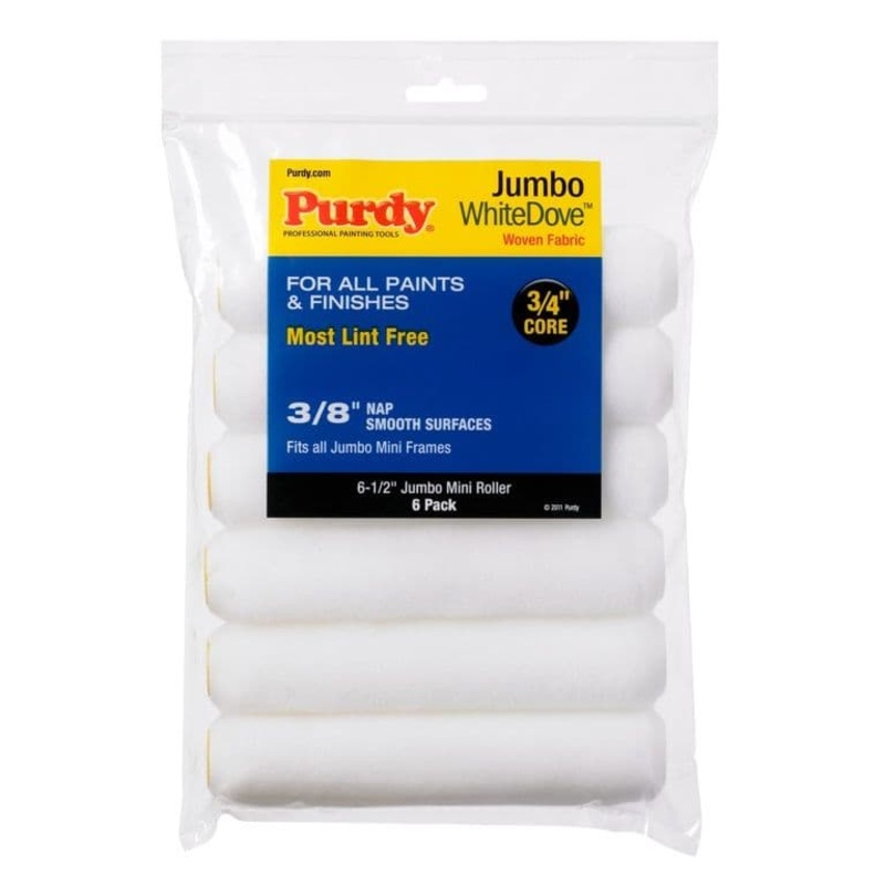Purdy White Dove Jumbo Sleeve – 6.5 x 3/8 / Pack 6