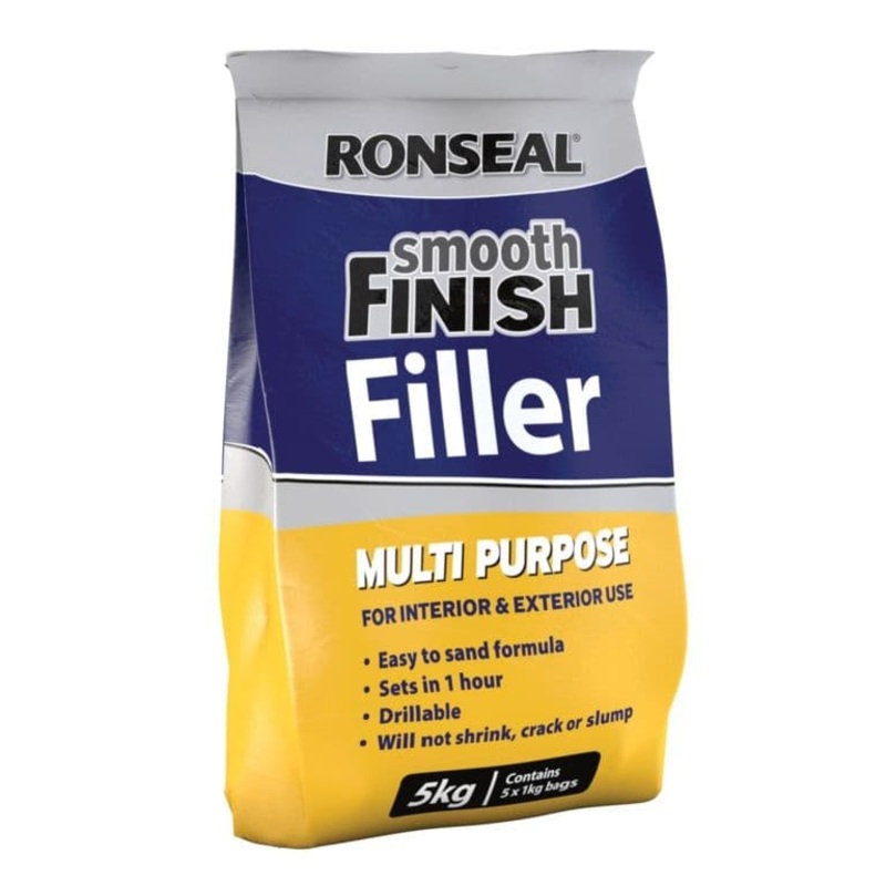 Ronseal Multi Purpose Powder Wall Filler – 5kg Bag