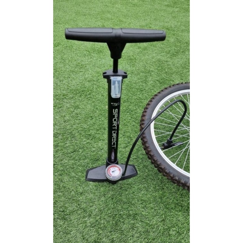 Sport Direct Steel Track Pump & Gauge