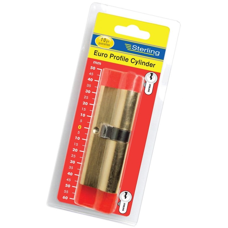 Sterling Double Euro Profile Cylinder – 90mm (35mm x 55mm)