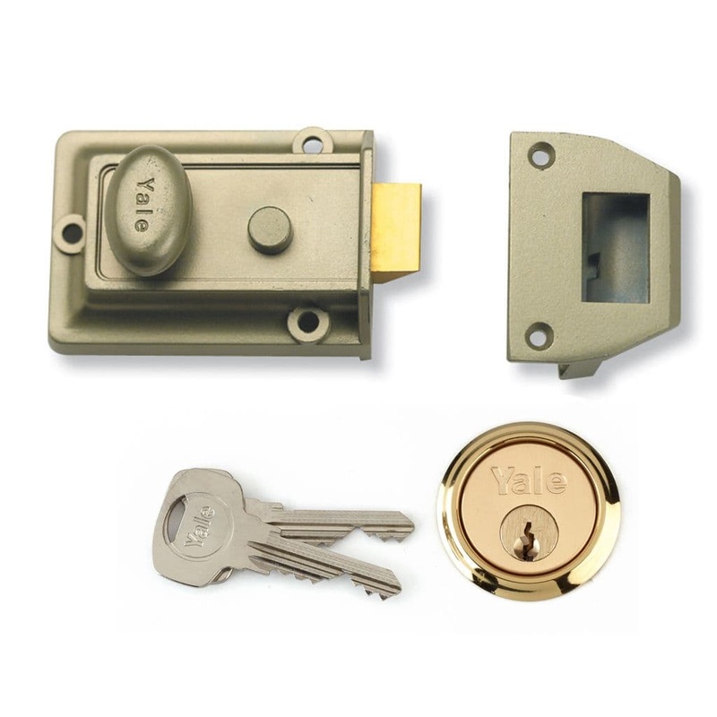 Yale Traditional Nightlatch – Polished Brass