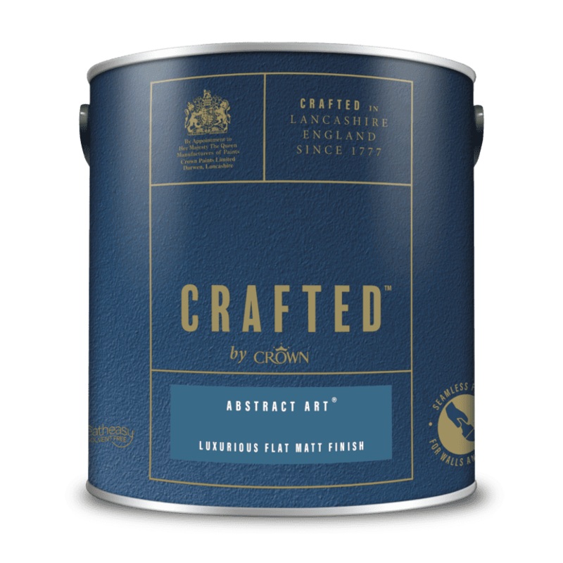 Crown Crafted Luxurious Flat Matt 2.5L – Abstract Art