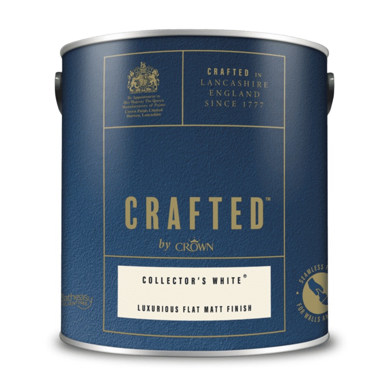 Crown Crafted Luxurious Flat Matt 2.5L – Collectors White