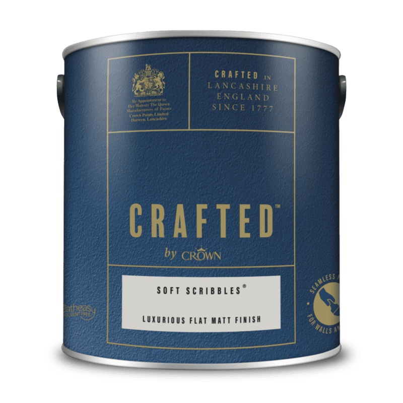Crown Crafted Luxurious Flat Matt 2.5L – Soft Scribble