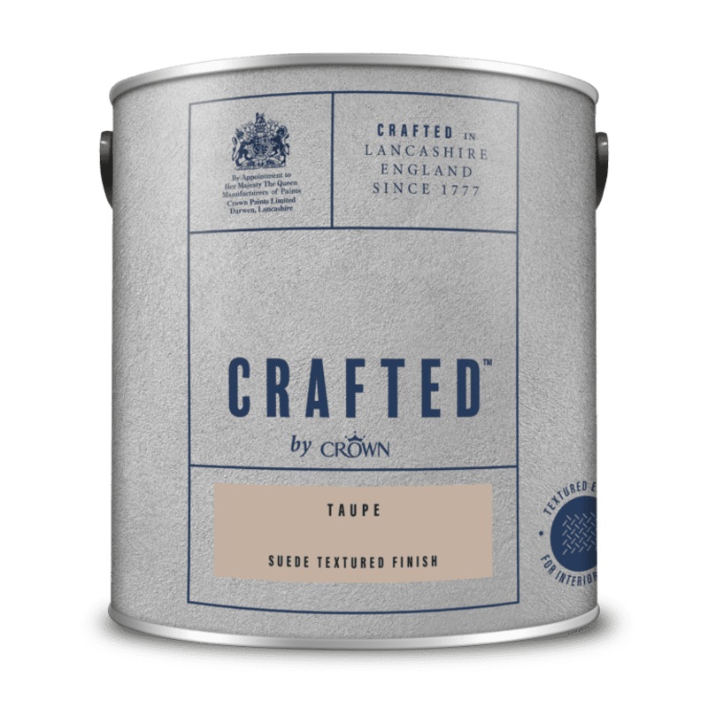 Crown Crafted Suede Textured 2.5L – Taupe
