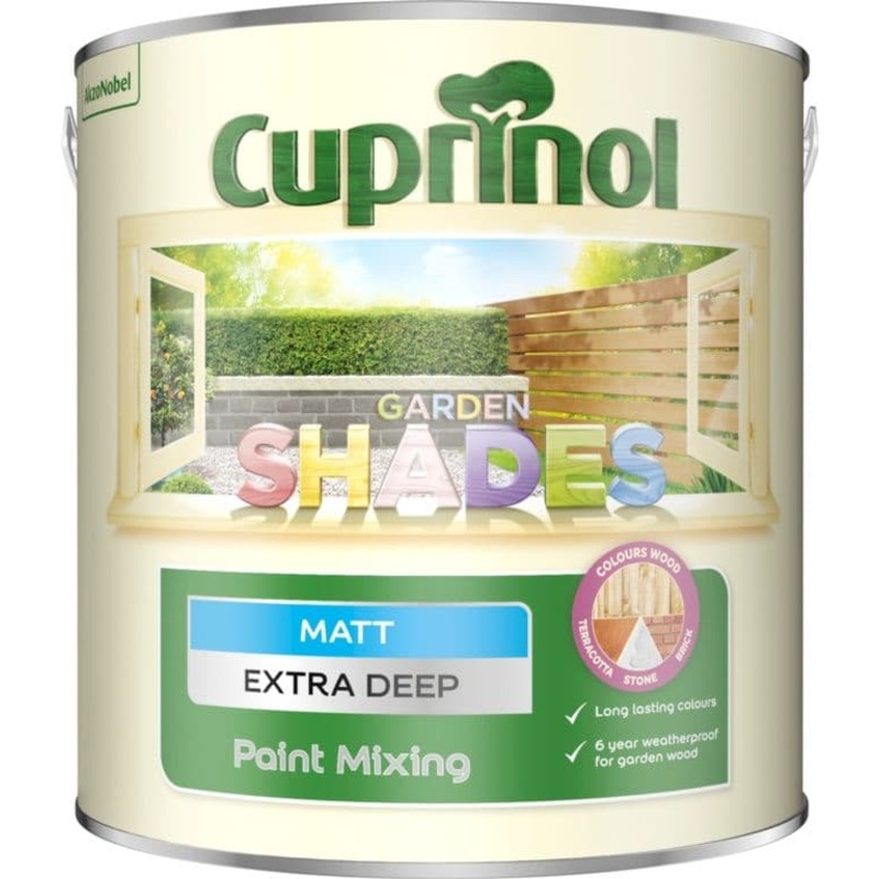 Cuprinol Garden Shades Extra Deep Matt Paint Mixing – 1L