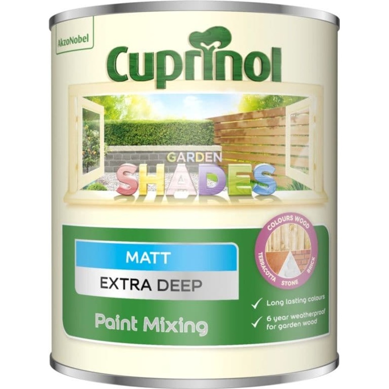 Cuprinol Garden Shades Extra Deep Matt Paint Mixing – 2.5L