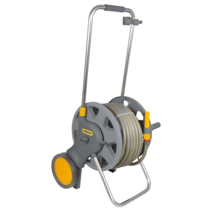 Hozelock 60m Assembled Hose Cart with 50m Hose – 60m