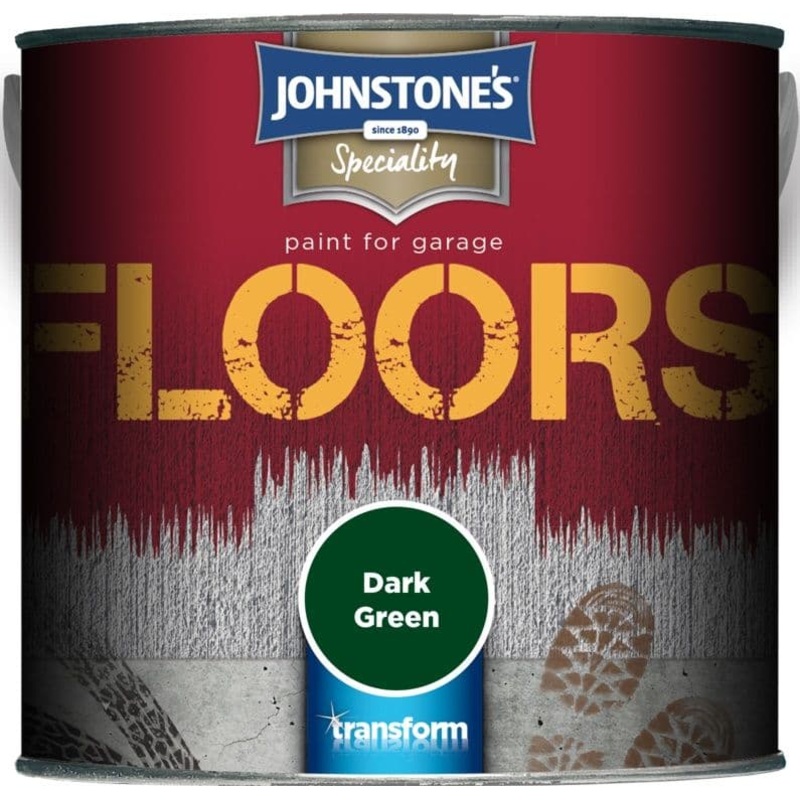 Johnstone’s Garage Floor Paint 2.5L – Dark Green