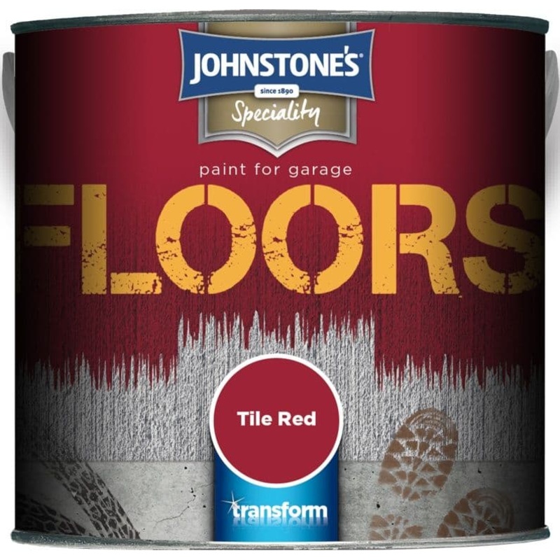 Johnstone’s Garage Floor Paint 2.5L – Tile Red