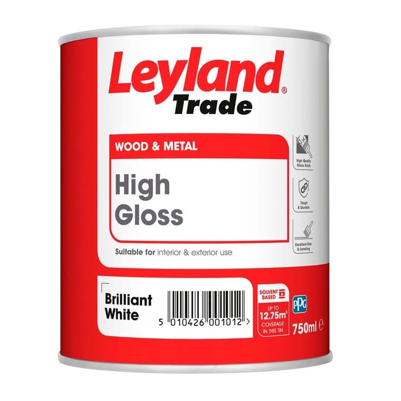 Leyland Trade High Gloss Brilliant White – 750ml