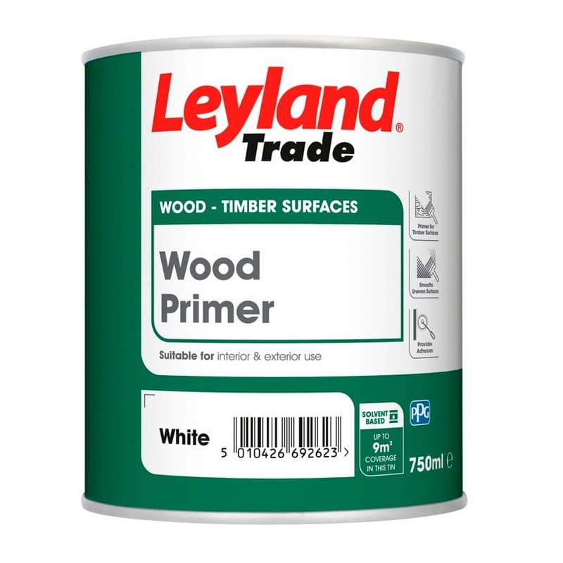 Leyland Trade Wood Primer White – 750ml
