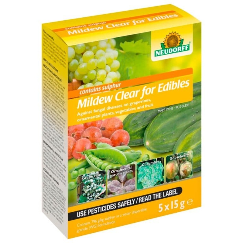 Neudorff Mildew Clear For Edibles – 5x15g