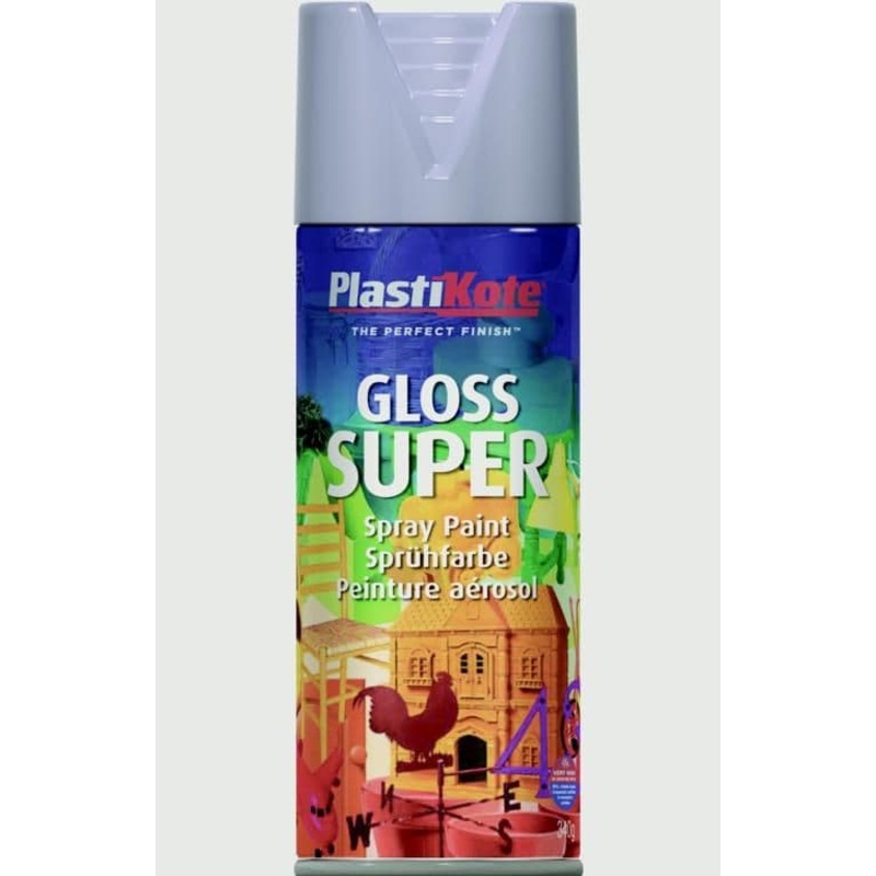 PlastiKote Gloss Super 400ml Aerosol – Alumnium