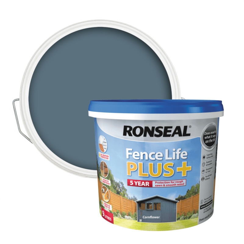 Ronseal Fence Life Plus 9L – Cornflower