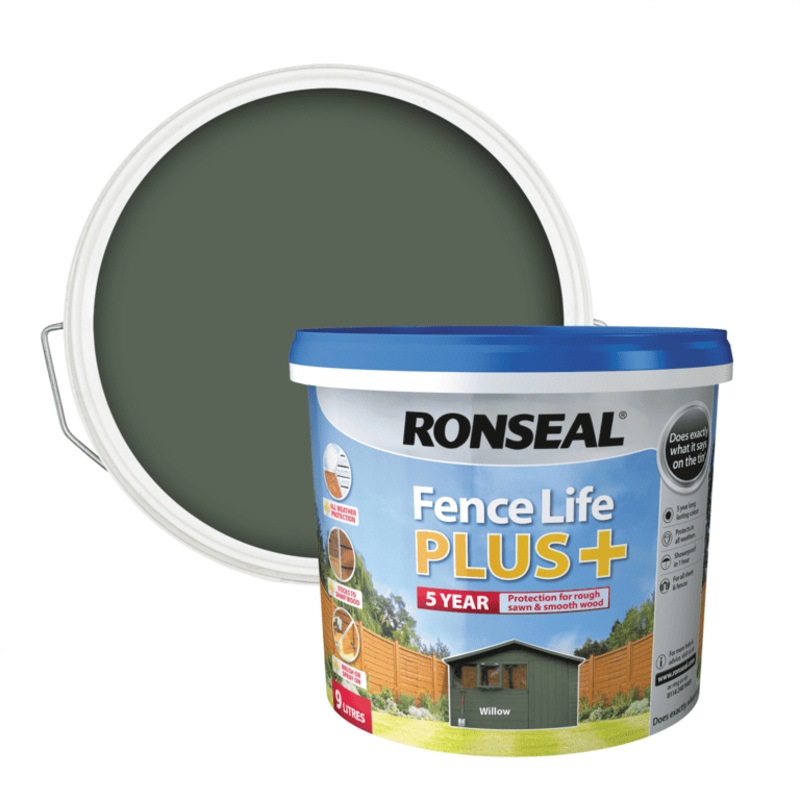 Ronseal Fence Life Plus 9L – Willow