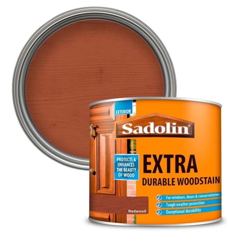 Sadolin Extra Durable Woodstain – 500ml Redwood