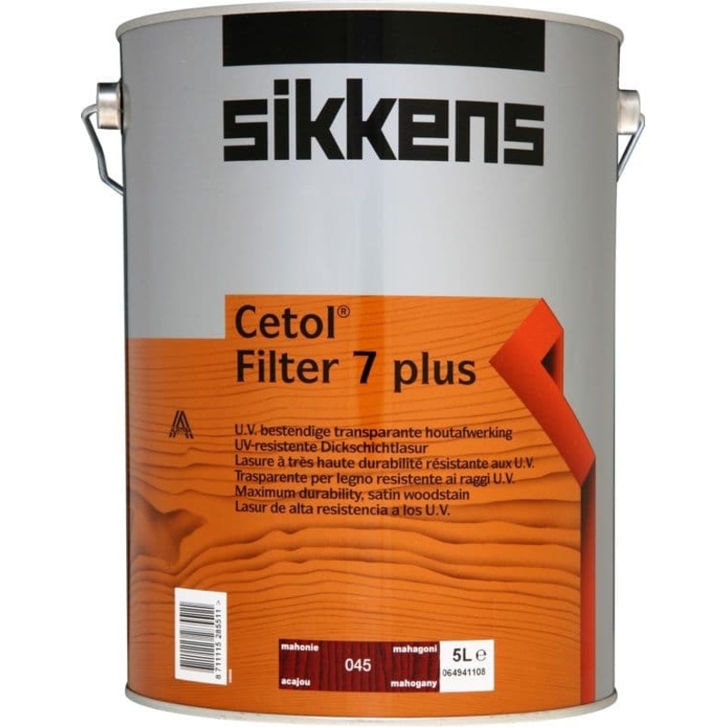 Sikkens Cetol Filter 7 Plus 5L – 045 Mahogany