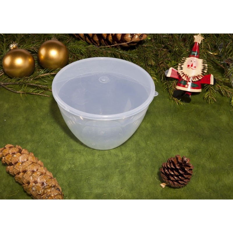 Just Pudding Basins Pudding Basin & Lid – 1.5 Pint /850ml Clear