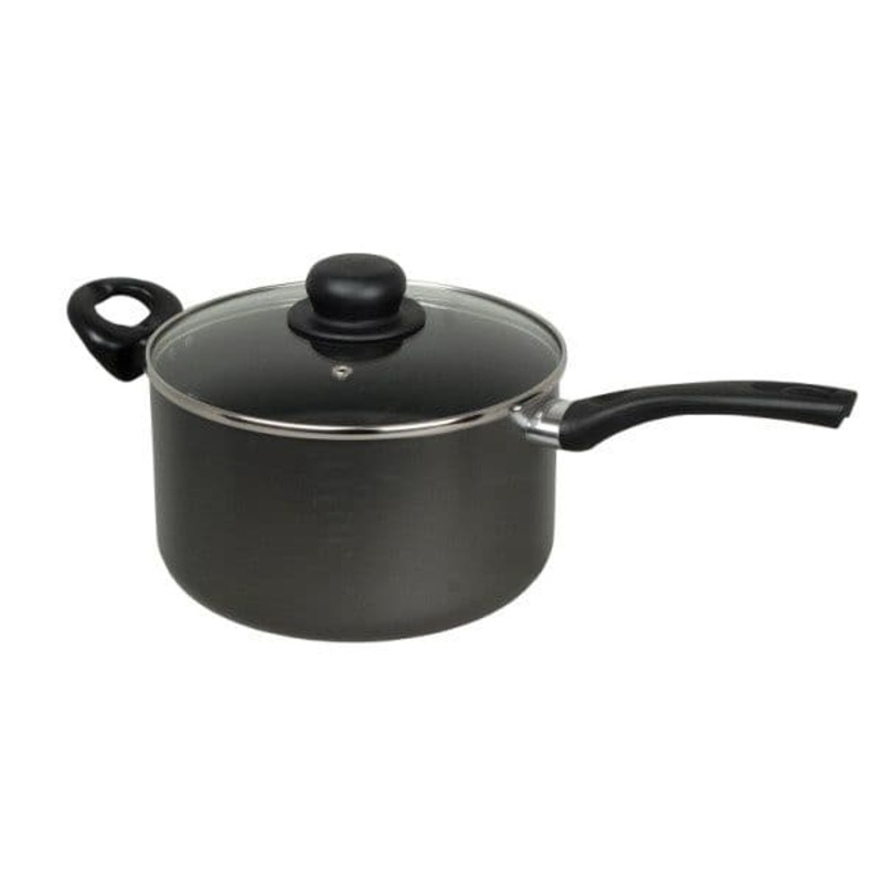 Mtk Housewares Sauce Pan & Glass Lid Non Stick – 22cm