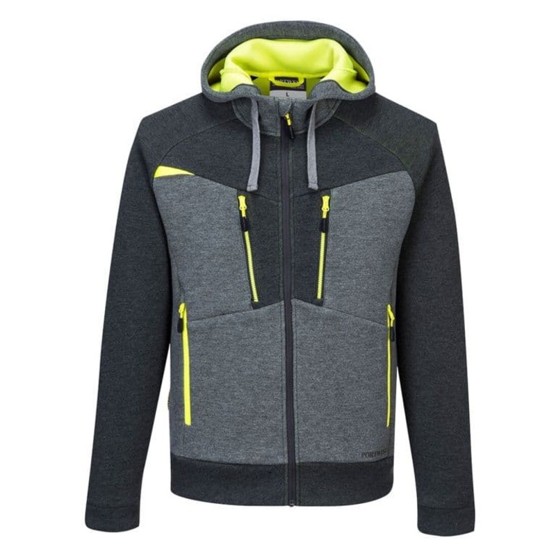 Portwest Zipped Hoodie Grey – Medium