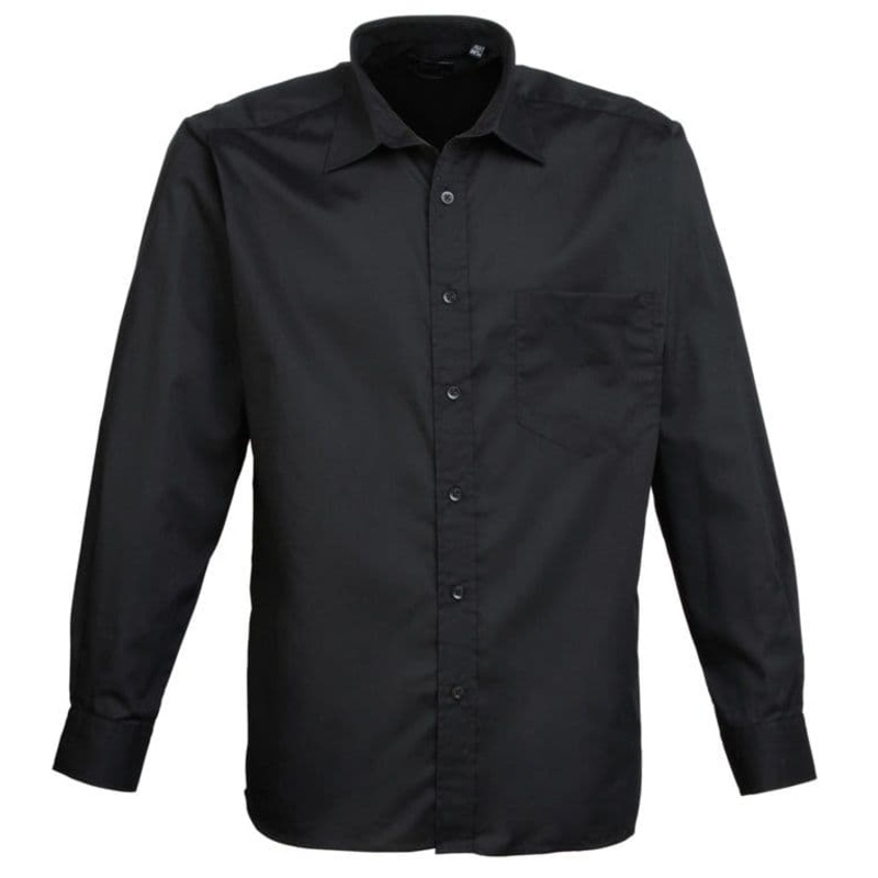 Prestige Black Long Sleeve Shirt – Size 17