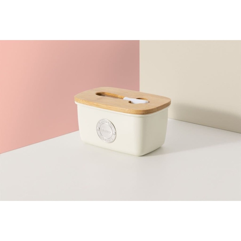 Typhoon Butter Storage & Spatula Set – Cream