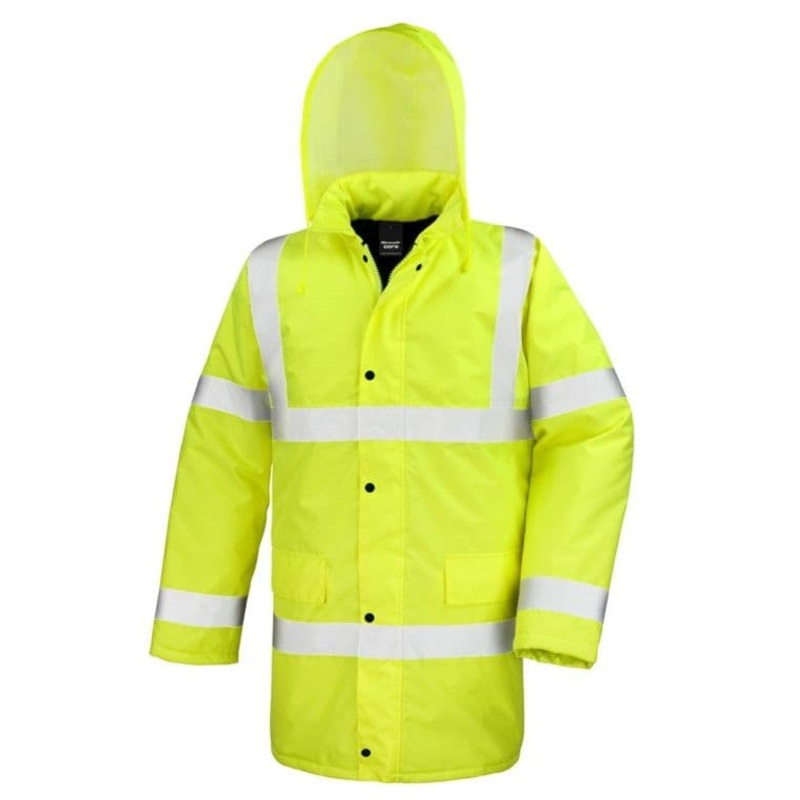 Pencarrie Hi-Vis Yellow Long Jacket – S