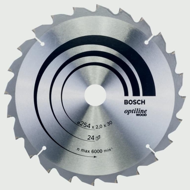 Bosch Wood Circular Saw Blade 24T – 254 x 30mm