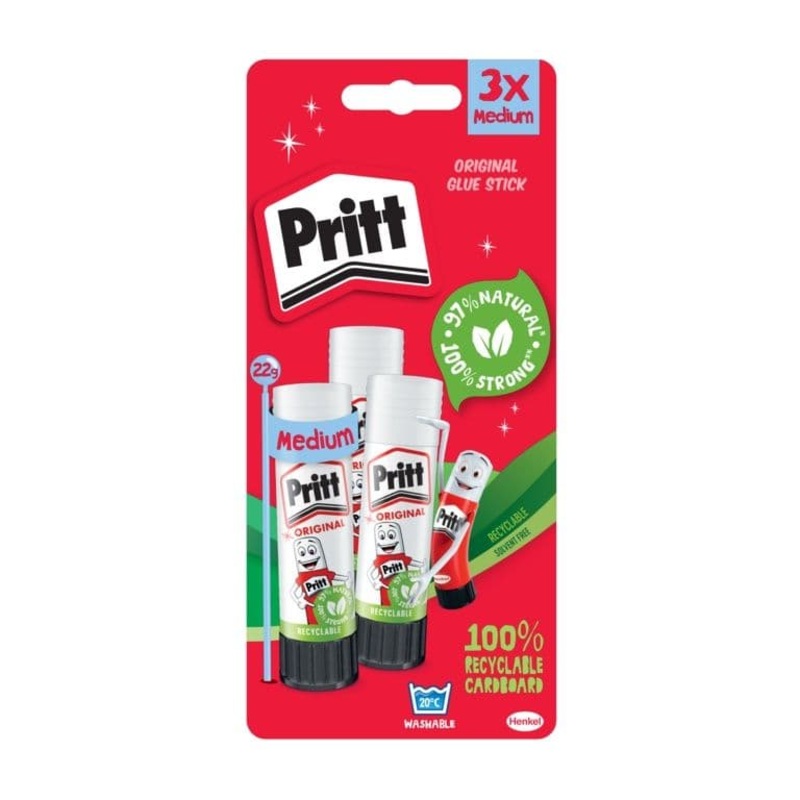 Pritt Original Stick 22g – Triple Pack