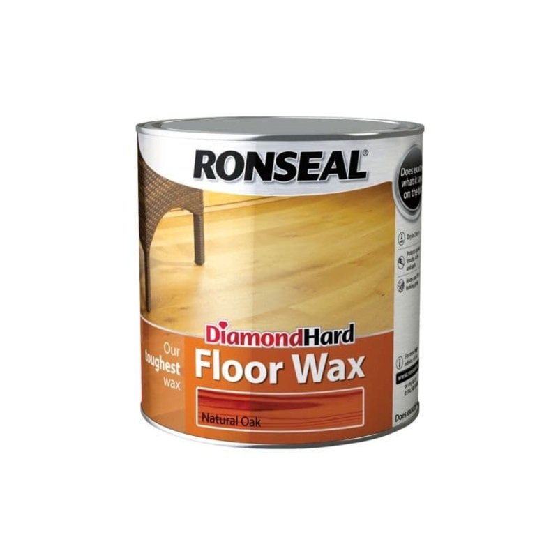 Ronseal Diamond Hard Floor Wax 2.5L – Natural Oak
