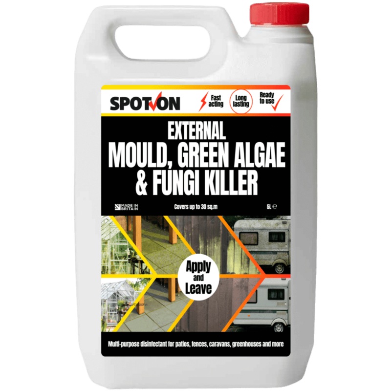 Spot On External Mould, Green Algae & Fungi Killer – 5L