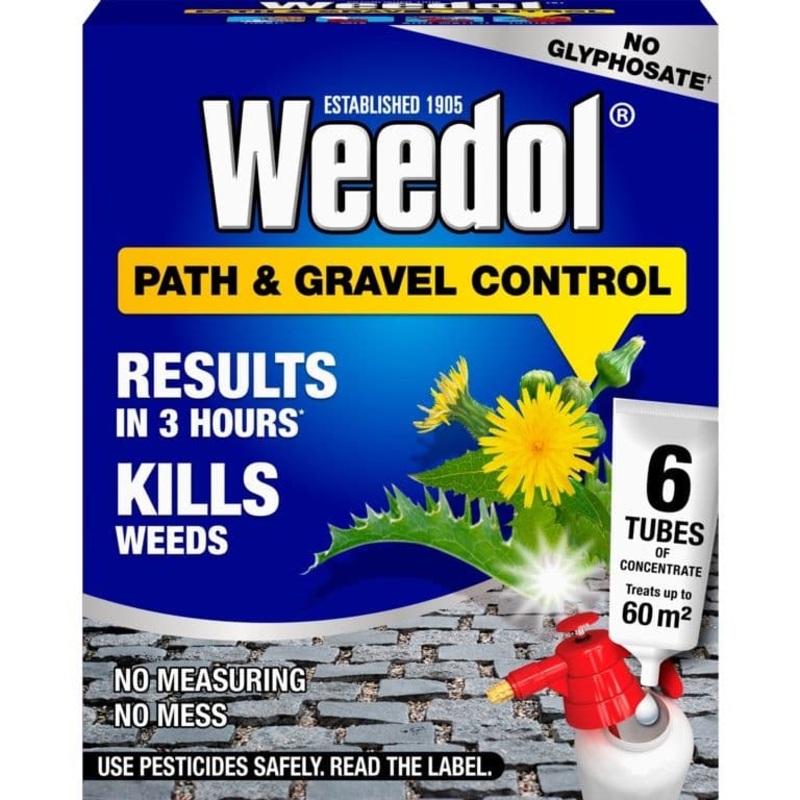Weedol Path & Gravel Concentrate – 6 Tubes