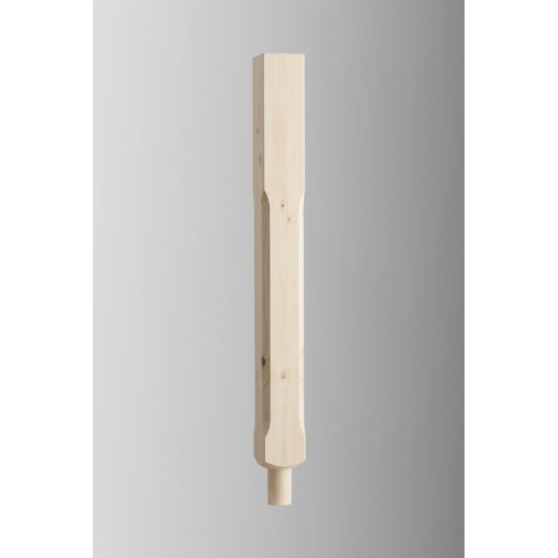 Cheshire Mouldings Spigot Newel Pine – 91 x 850