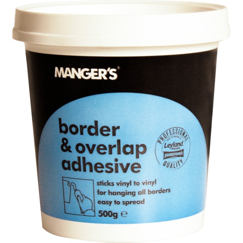 Mangers Border & Overlap Adhesive – 500g