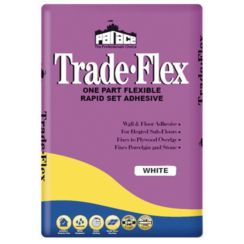 Palace Tradeflex White Tile Adhesive – 20kg