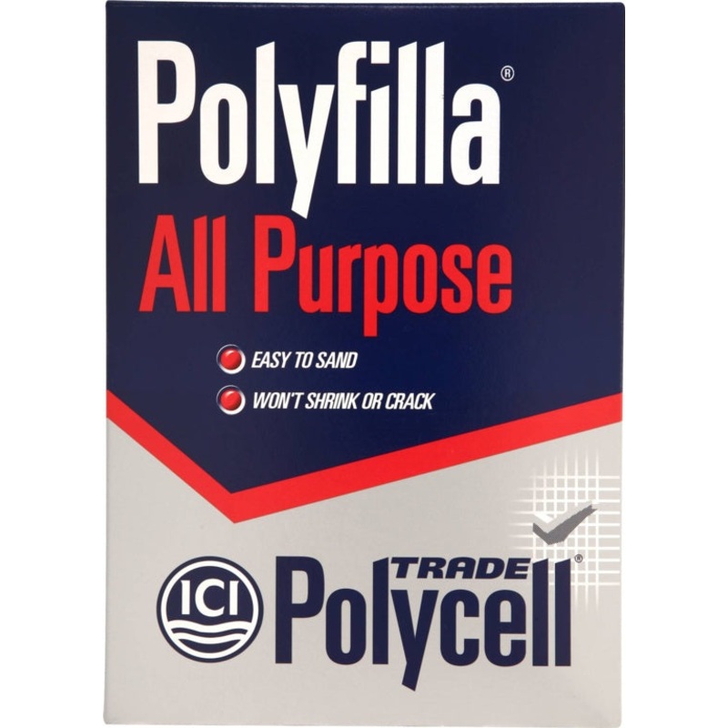 Polycell Polyfilla All Purpose Powdered Filler – 2kg Trade