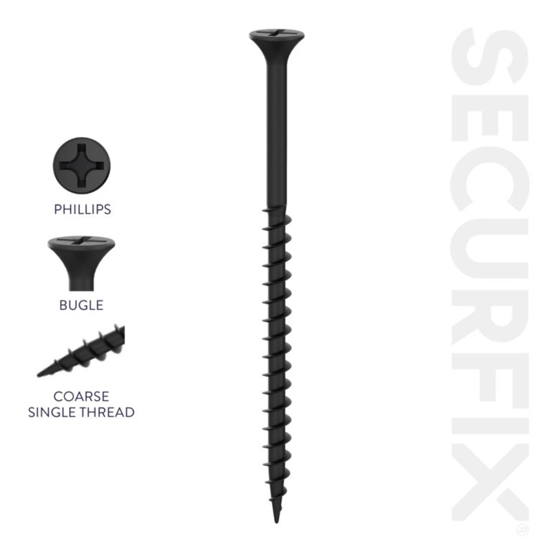 Securfix Collated Drywall Screws – 7 x 1 3/8 – 3.9 x 35mm Box 1000