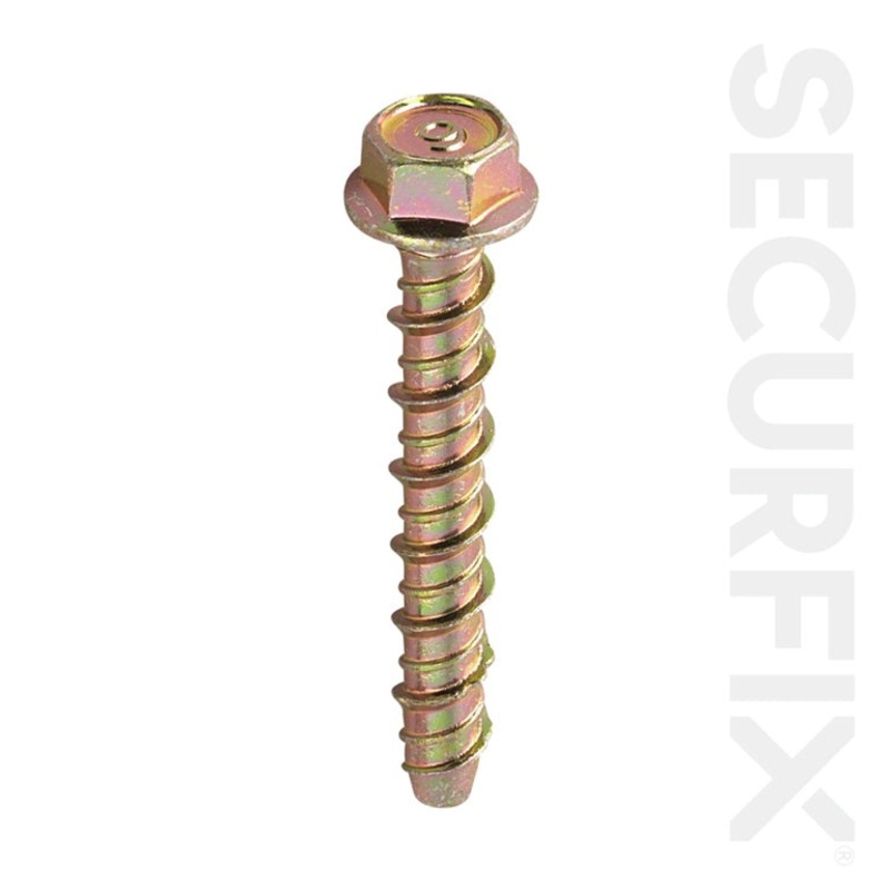 Securfix Concrete Bolt Zinc Plated M10X150mm – 6 Pack