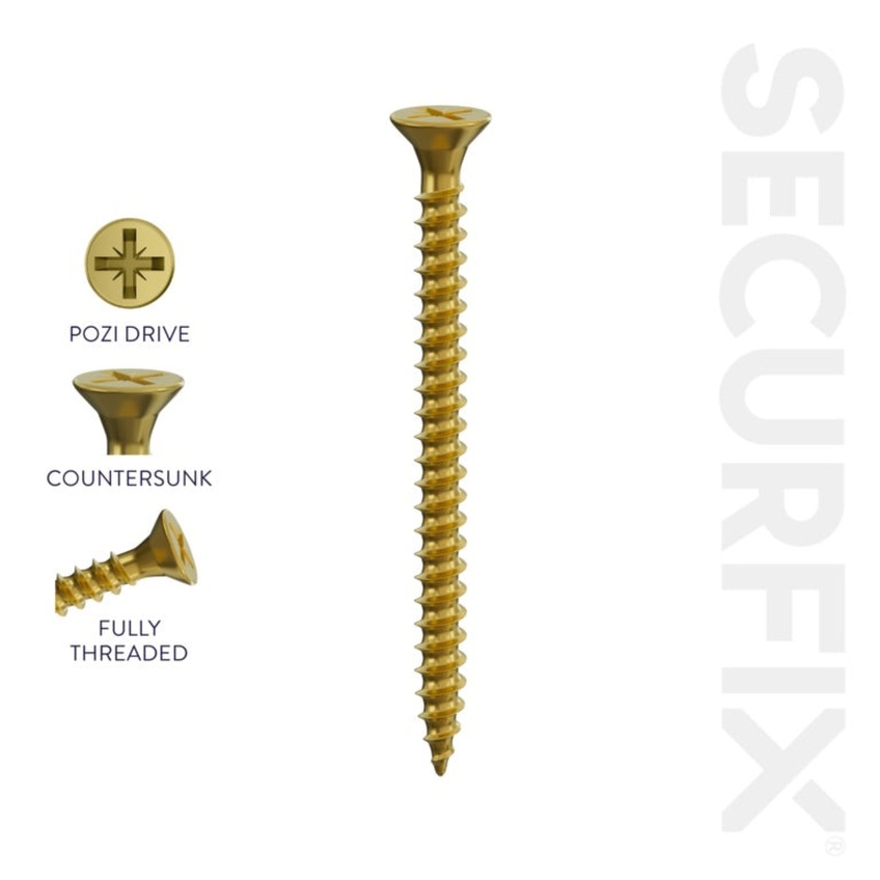 Securfix Multi-Purpose Screw – 4.5 x 35mm | Pack of 200