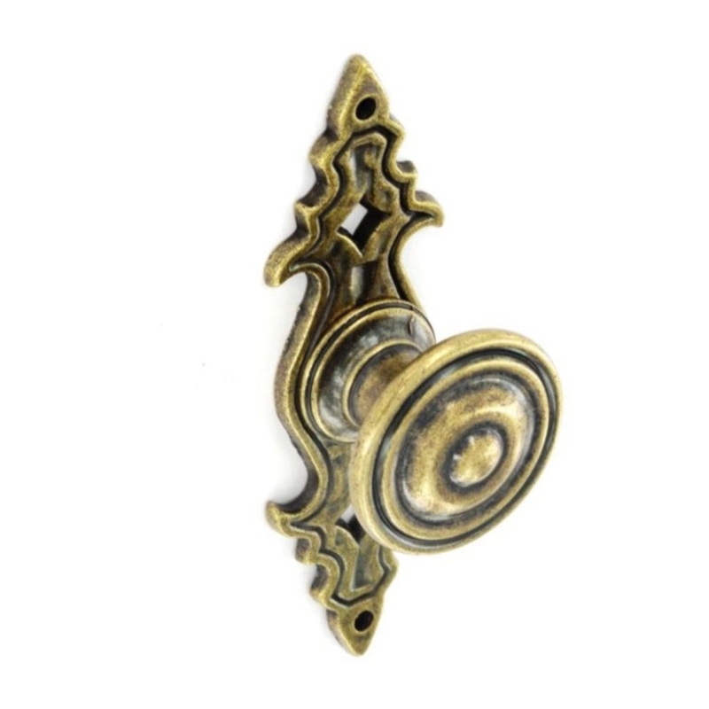 Securit Antique Knobs with Backplates (2) – AN 30mm