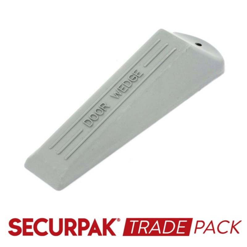 Securpak Door Wedge Rubber Grey 140mm – 4 Pack
