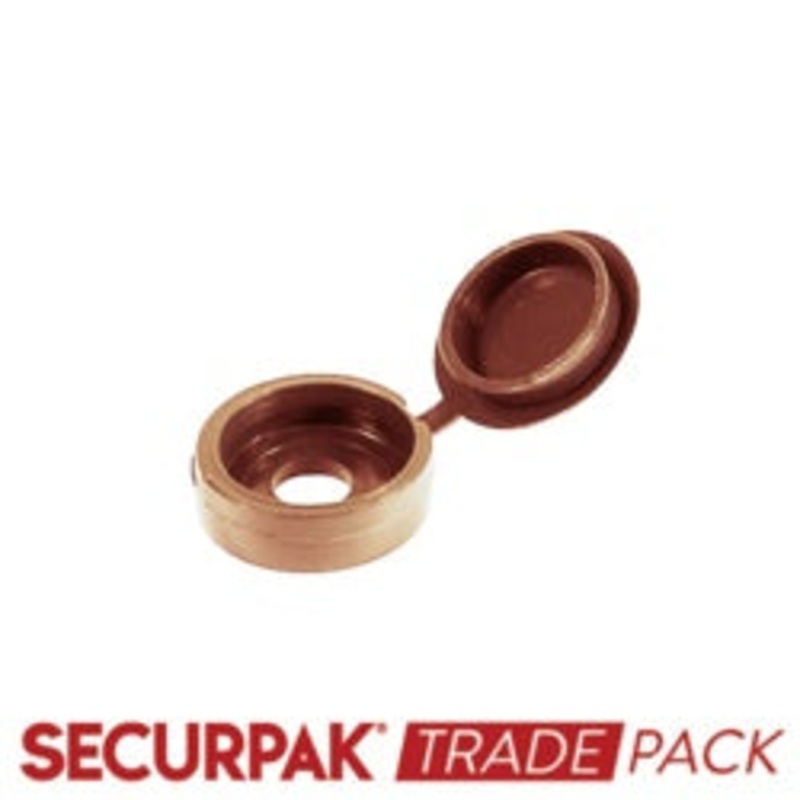 Securpak Fold Over Screw Caps Beige – 100 Pack