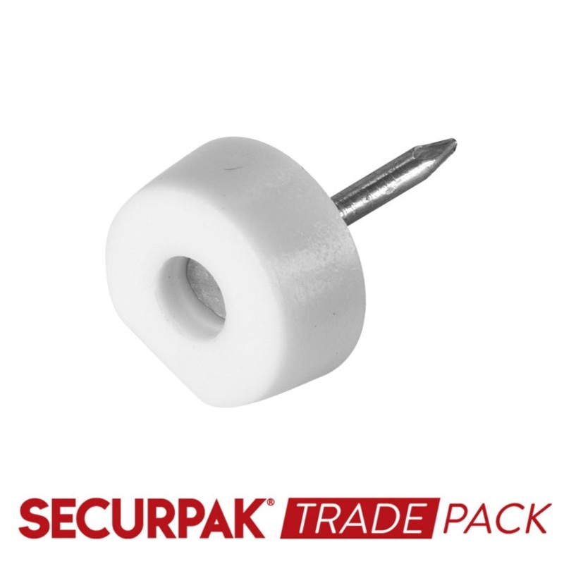 Securpak Shelf Support Nail Type White – 100 Pack