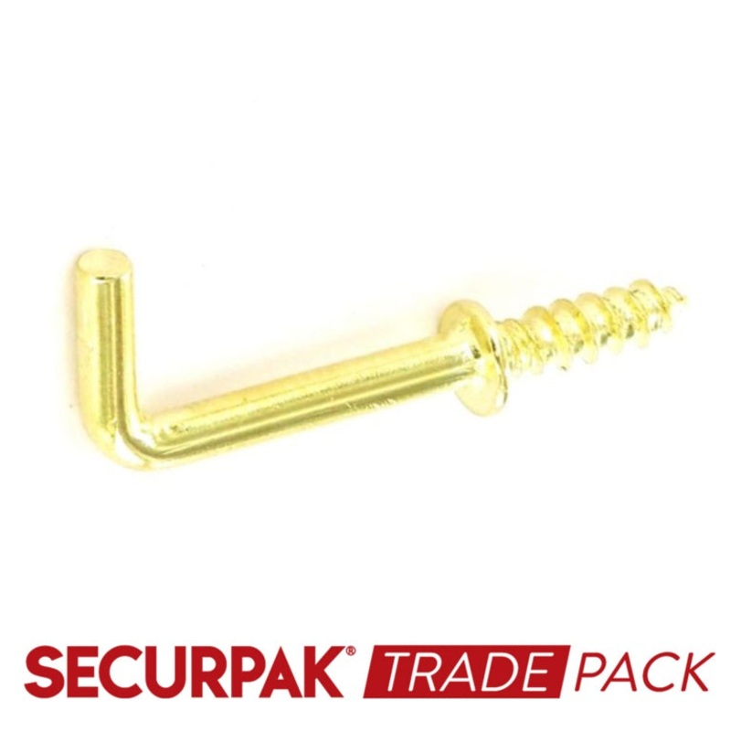 Securpak Square Hook Shouldered Eb 38mm – 50 Pack