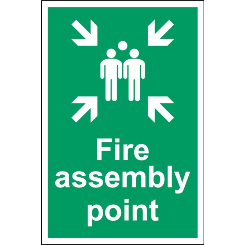 Smiths Architectural Fire Assembly Point Sign – 200x300mm