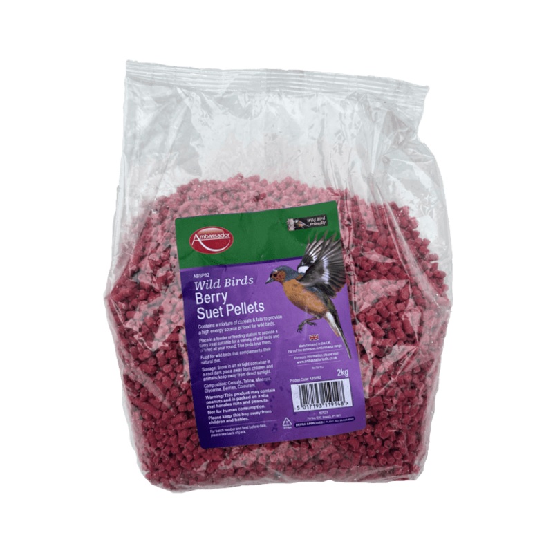 Ambassador Berry Suet Pellets – 2kg